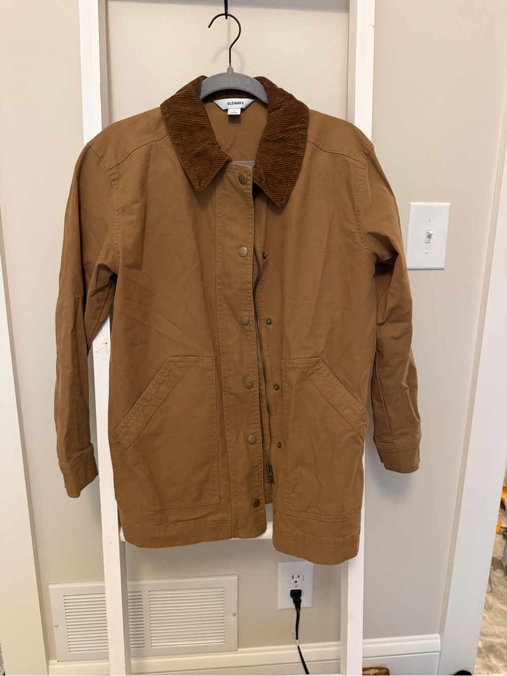 Old Navy Brown Corduroy-Collar Barn Jacket